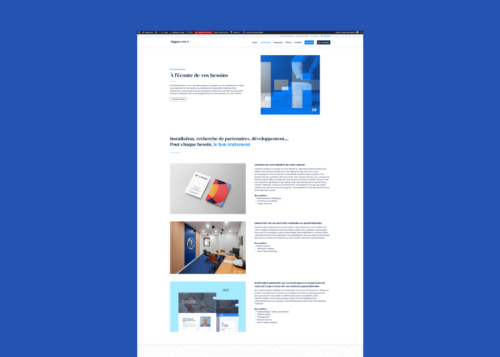 Rédaction d'une page longue
